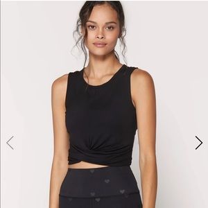 Spiritual Gangster Black Muse Twist Tank